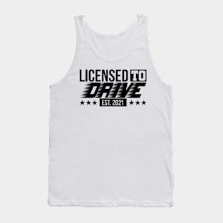 Passing Driving License 2021 gift passed driving test | driver's license Tank Top